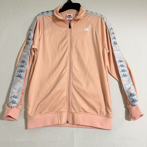 Kappa Full Zip Jacket Womens Size Large Light Orange - Picture 1 of 7